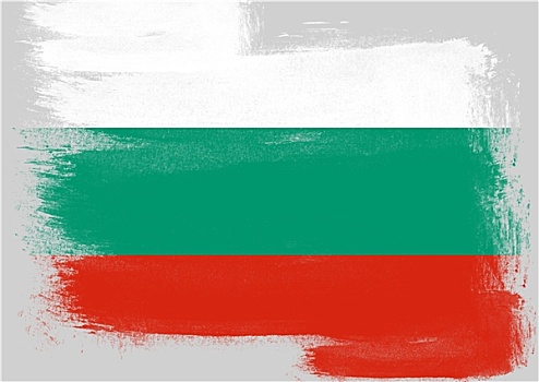 旗帜,保加利亚,涂绘,画刷