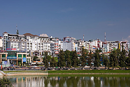 城镇中心,中部高地,越南,亚洲