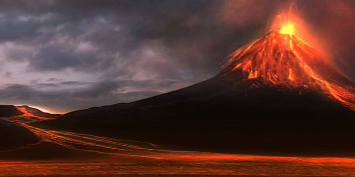 火山,熔岩流