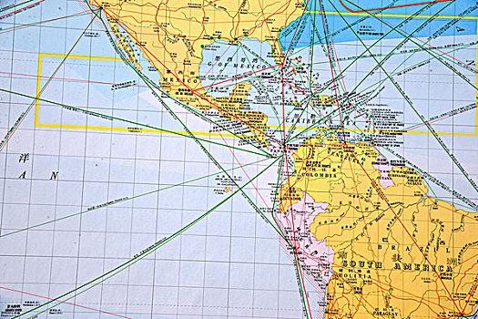 全球物流航海地图
