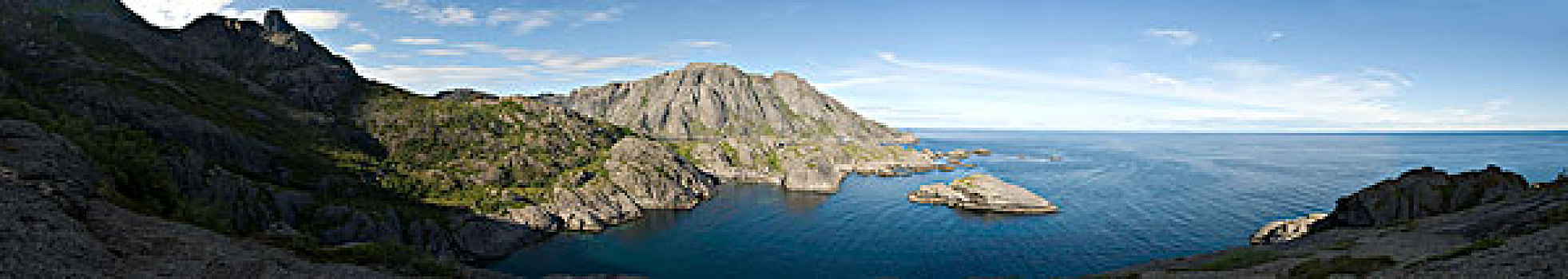 岩石,海岸线,挪威