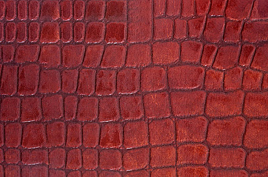 红色,鳄鱼,皮革,纹理