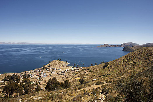 玻利维亚,提提卡卡湖,科帕卡巴纳