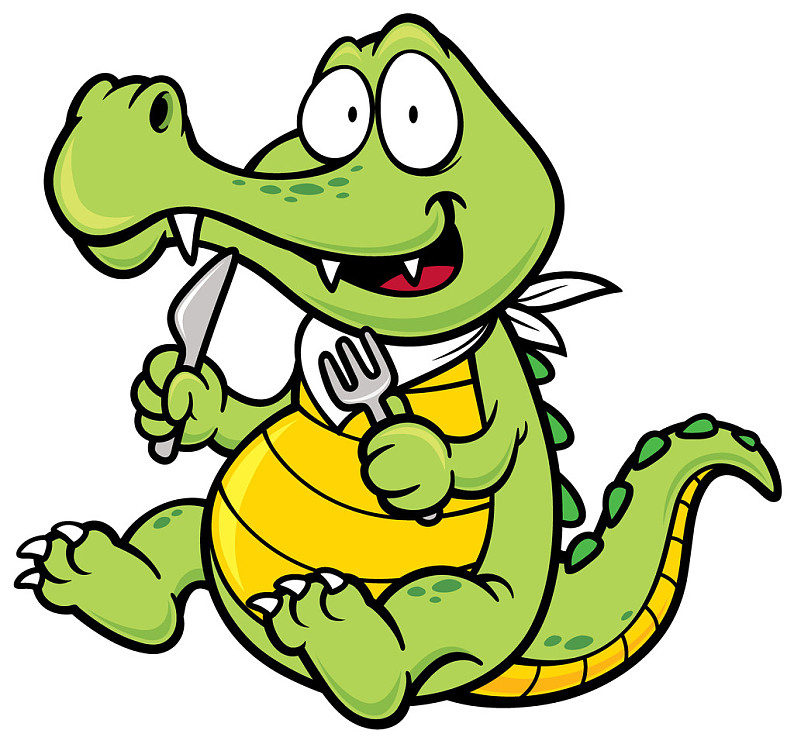 鳄鱼,矢量,插画,卡通_高清图片_全景视觉