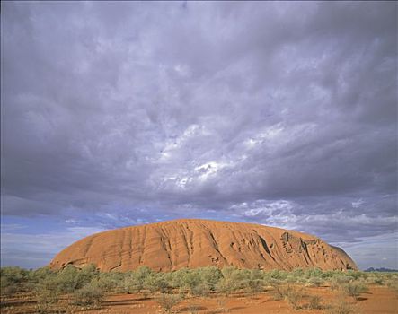 澳大利亚,乌卢鲁巨石,艾尔斯巨石