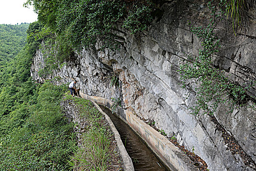 贵州遵义,大发渠,成爱国主义教育基地