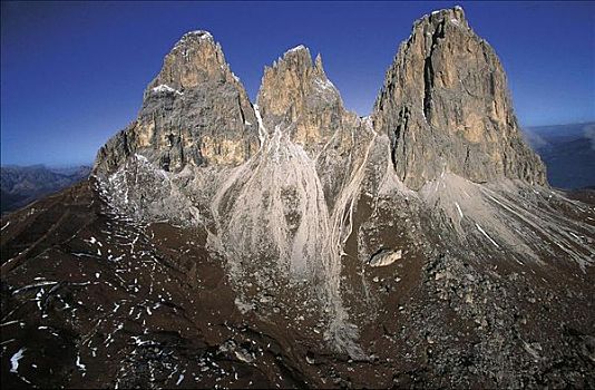 山,顶峰,意大利,欧洲