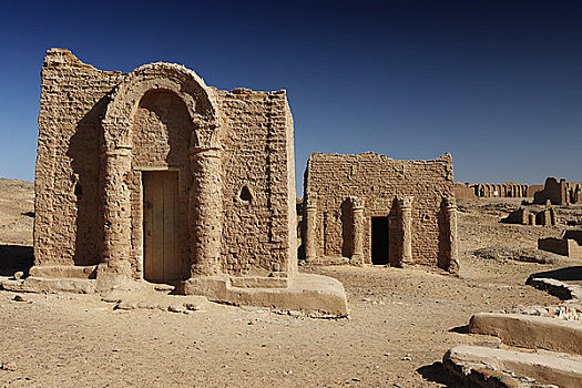 基督教,墓地,哈尔嘎,绿洲,利比亚沙漠,埃及