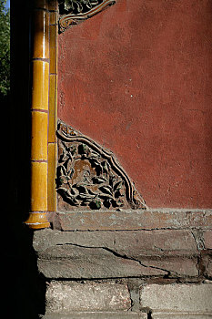 北京雍和宫红墙