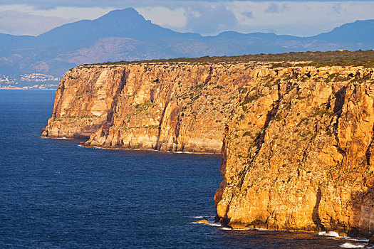 岩石海岸,帽,马略卡岛