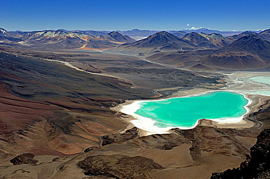 泻湖,围绕,区域,乌尤尼,玻利维亚,南美