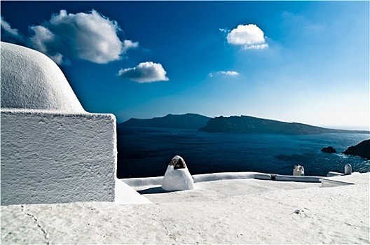 希腊,白色,蓝色