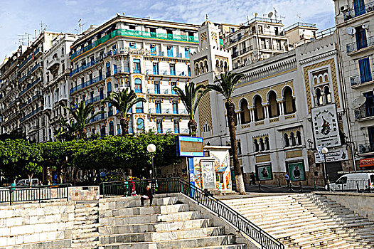 阿尔及利亚,阿尔及尔,市区,清真寺
