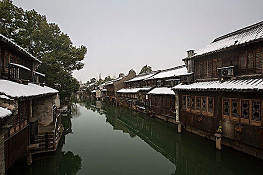 乌镇雪景