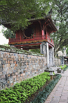 第一,院落,文庙,河内,越南