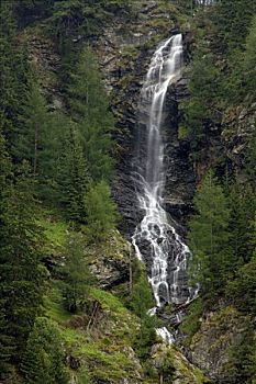 瀑布,陶安,阿尔卑斯山,省,萨尔茨堡,奥地利