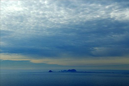 天空,乌云,岛屿,罗弗敦群岛,挪威
