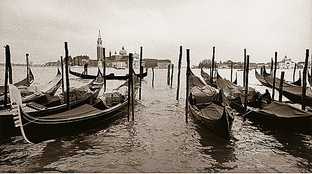 小船,水中,威尼斯,意大利