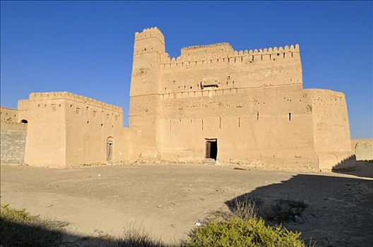历史,砖坯,要塞,堡垒,城堡,沙尔基亚区,区域,阿曼苏丹国,阿拉伯,中东