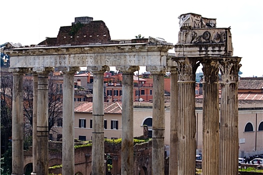 古老,古罗马广场,罗马,意大利
