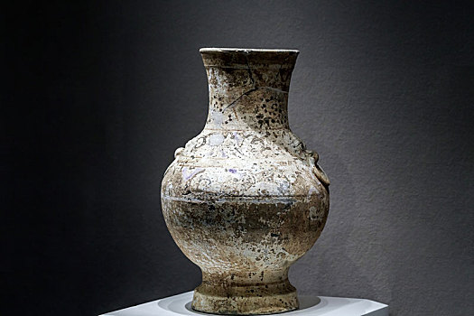 西汉彩绘陶器,山东省淄博市齐文化博物馆馆藏
