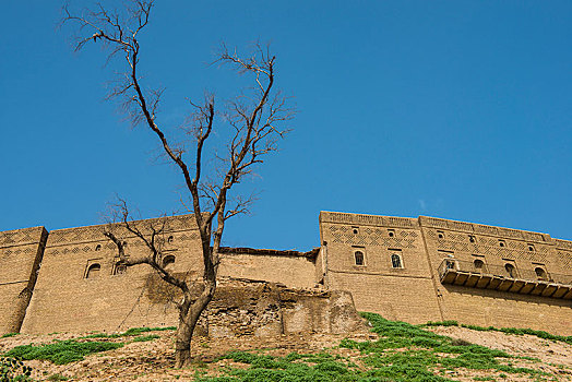 城堡,埃尔比勒,省,伊拉克,库尔德斯坦,亚洲