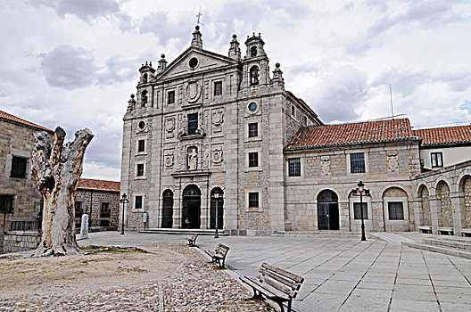 寺院,教堂,卡斯蒂利亚莱昂,西班牙,欧洲