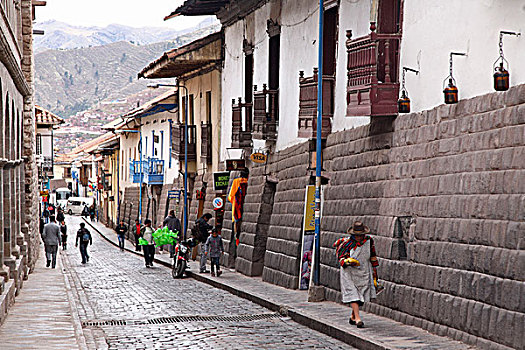 秘鲁,库斯科,街景