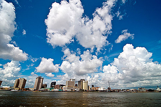建筑,水岸,新奥尔良,路易斯安那,美国