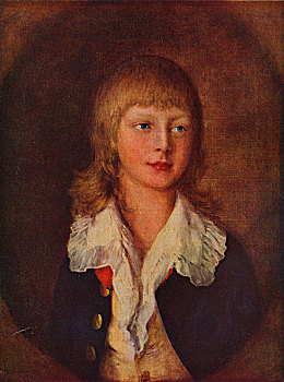 头像,公爵,剑桥,穿,温莎公爵,制服,18世纪,艺术家