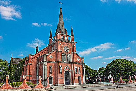 上海车墩影视乐园天主教堂