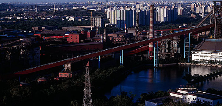 北京首钢及周边建筑