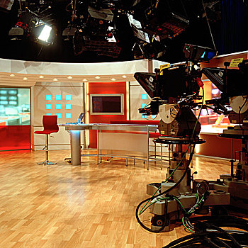消息,摄影,前景,工作室,亮光,天花板,书桌,背景,英国广播公司,南,今日,南安普敦,汉普郡,英国,2008年