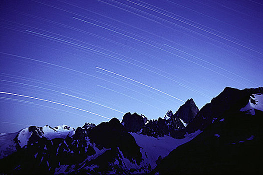 星迹,普契尔山脉,不列颠哥伦比亚省,加拿大