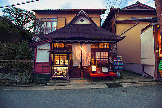 日本京都银阁寺街景