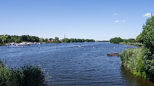 哈弗尔河,靠近,勃兰登堡