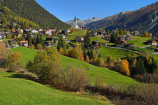 山村,瑞士,欧洲
