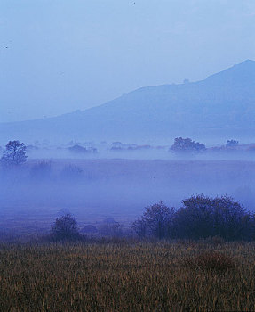 内蒙古坝上桃山湖