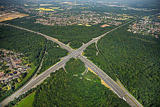 高速公路,连通,奥伯豪森,鲁尔区,北莱茵威斯特伐利亚,德国