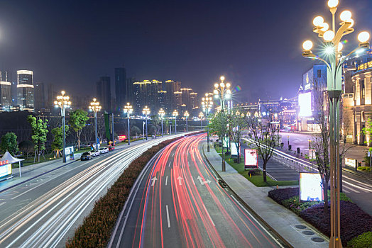 重庆南滨路夜色