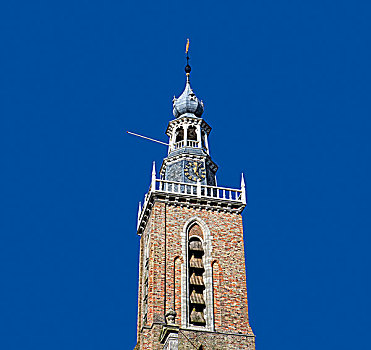 塔,教堂,荷兰,欧洲