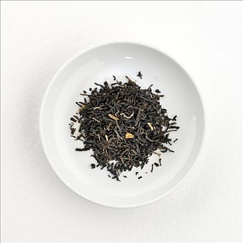 茉莉,茶,干燥,盘子