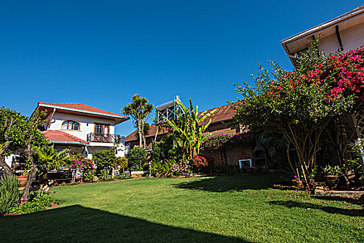 madagascar马达加斯加安齐拉贝酒店房屋