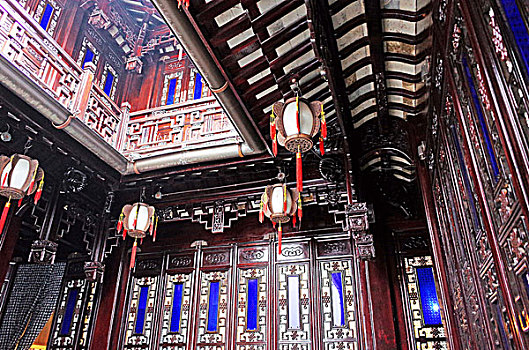 中国园林建筑风格门窗
