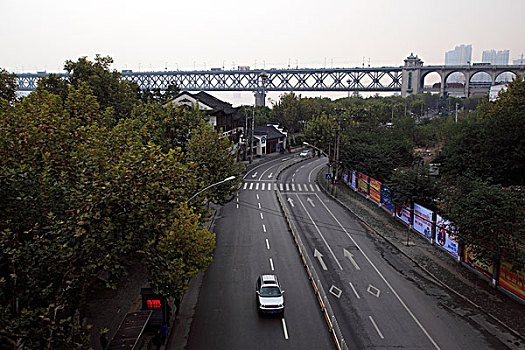 湖北武汉,长江大桥