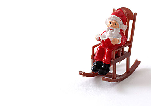 玩具,圣诞老人,摇椅
