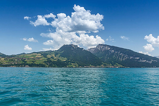 美女,山,湖,瑞士