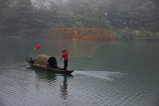 摄影天堂,旅游胜地,湖南郴州市资兴市雾漫小东江景区