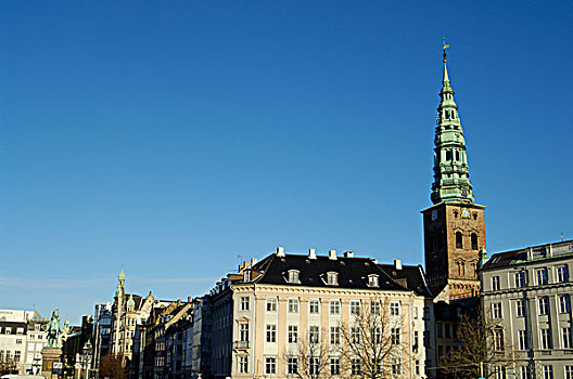 丹麦,哥本哈根,教堂,房子