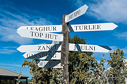 标志牌,国家公园,韦兰德拉,湖,区域,新南威尔士,澳大利亚,大洋洲